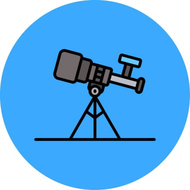 Kamera. Web simgesi basit illüstrasyon