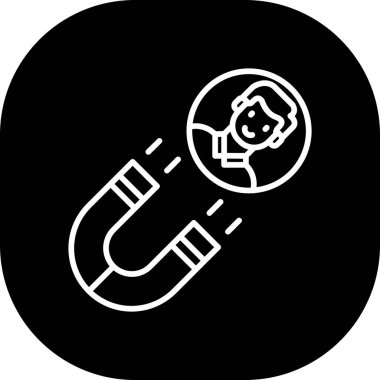 seo ve pazarlama simgesinin vektör illüstrasyonu