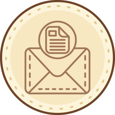 e-posta simgesi ile doldurulmuş - özet biçimi