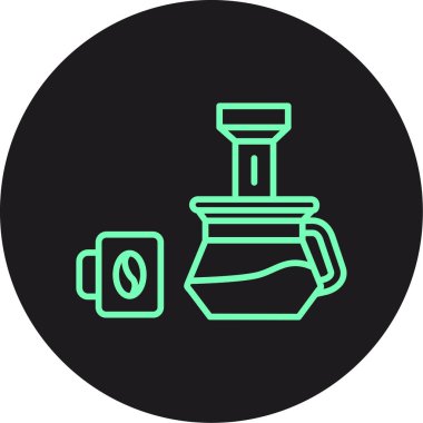 vektör kettle simgesi illüstrasyonu