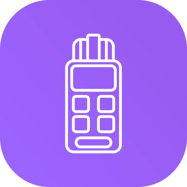 Cep telefonu. Web simgesi vektör illüstrasyonu