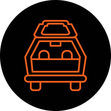 araba simgesi vektör illüstrasyonu