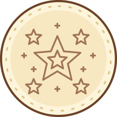 yıldız simgesi, vektör çizimi