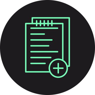 Vektör belgesi Simge illüstrasyonu