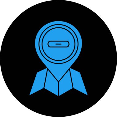 Madalya ikon vektör illüstrasyonu