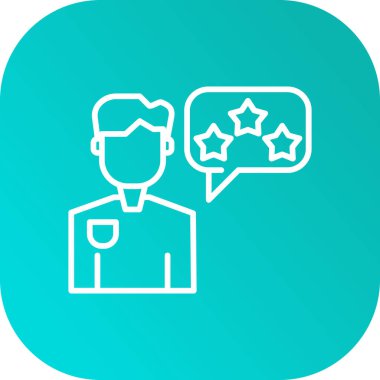 Müşteri hizmeti simgesi, vektör illüstrasyonu