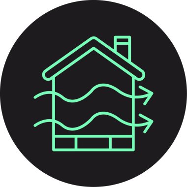 ev vektörü simgesi modern illüstrasyon