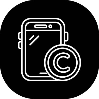 Vektör Mobil simge illüstrasyonu