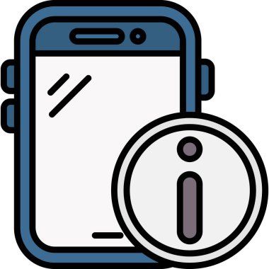 Mobil kutsal kişilerin resmi, vektör çizim