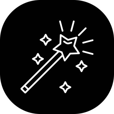 wand vektör simge tasarımı