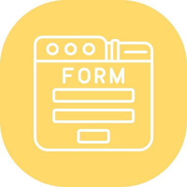 dosya biçimi simgesi, vektör illüstrasyonu