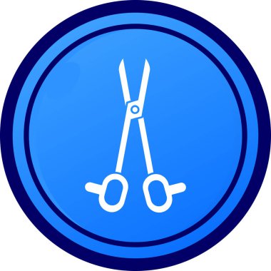 makas simgesi vektör illüstrasyonu