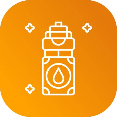 su şişesi simgesi, vektör illüstrasyonu