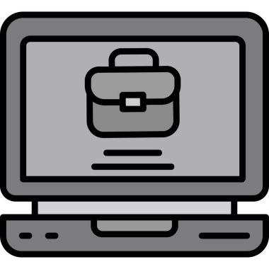 dizüstü bilgisayar simgesi, modern tasarım