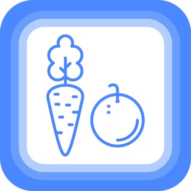 Gıda simgesinin vektör illüstrasyonu