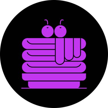 Modern simgenin vektör illüstrasyonu