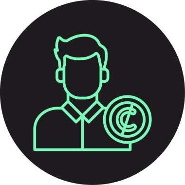 Uzun gölgeli Avatar Adam