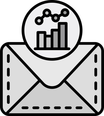 E-posta. Web simgesi basit illüstrasyon