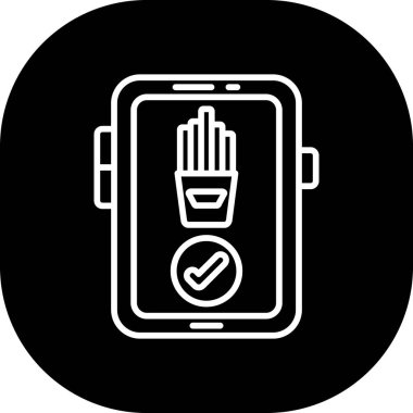 Vektör Mobil simge illüstrasyonu