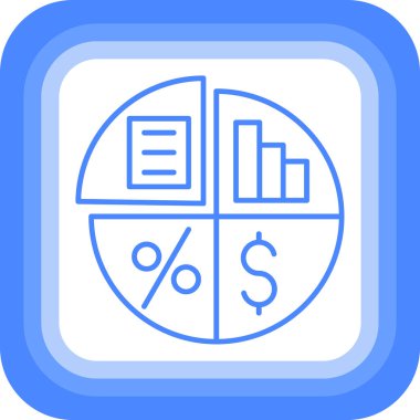 analitik simge vektör illüstrasyonu