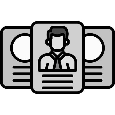 iş adamı simgesi, basit biçim