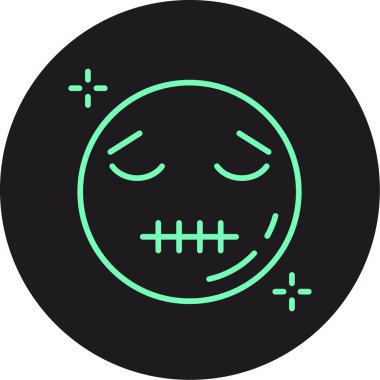 İfade simgesi, vektör illüstrasyonu