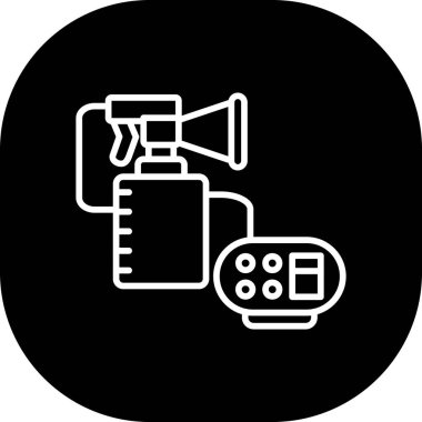 Kamera simgesinin illüstrasyon vektörü grafiği