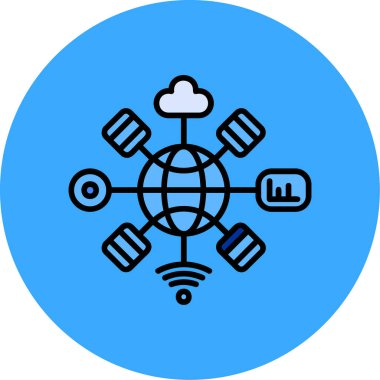 seo modern simgesinin vektör illüstrasyonu