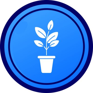 bitki simgesi, vektör illüstrasyonu