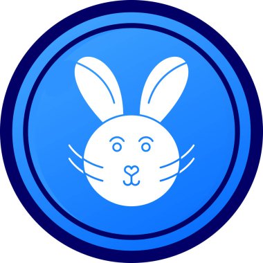 Moda tarzında izole edilmiş paskalya yumurtası simgesi