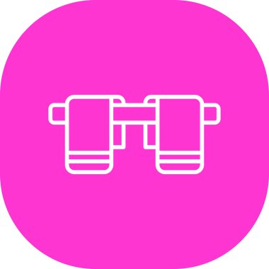 dürbün simgesinin vektör illüstrasyonu