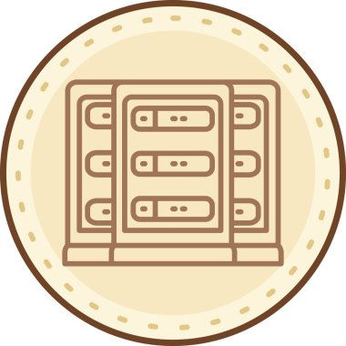 Para simgesi, vektör illüstrasyonu