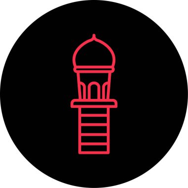 Cami. Web simgesi basit illüstrasyon