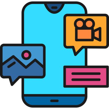 Sohbet iletisi simgesi - özet biçimi