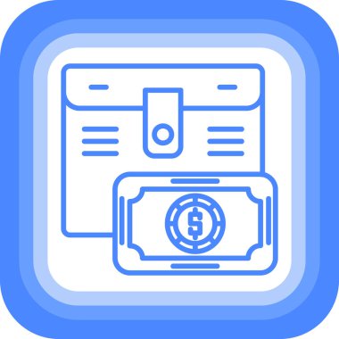 Dolar simgesi vektör illüstrasyonu