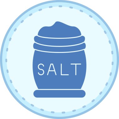 tuz modern simgesi, vektör illüstrasyonu