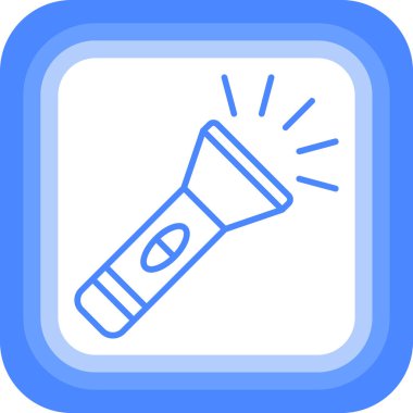 el feneri. Web simgesi basit illüstrasyon