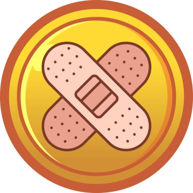 Tıbbi yardım simgesi, çizgi film biçimi