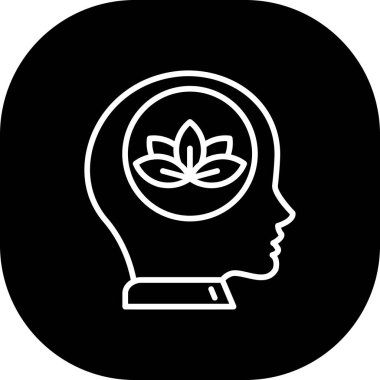 Çiçekli bir adamın vektör çizimi