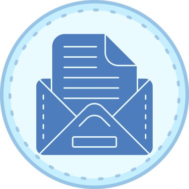 E- posta simgesi vektör illüstrasyonu