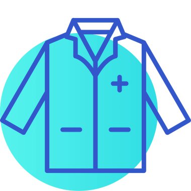 Kıyafetler. Web simgesi basit illüstrasyon