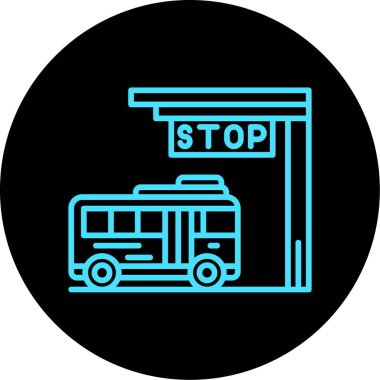 Beyaz arkaplandaki vektör illüstrasyonunu durdur. Birinci kalite semboller. ince çizgi simgesi konsepti