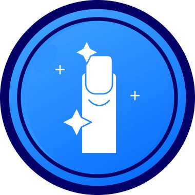 Bir yıldız simgesinin vektör illüstrasyonu