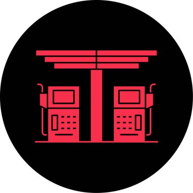 Moda tarzında izole edilmiş Çince simge