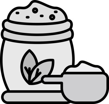 çay fincanı sütünün ana hatlarıyla simgesi