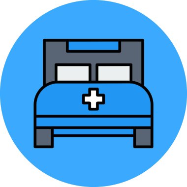 Hastane Simgesi Vektör İllüstrasyonu