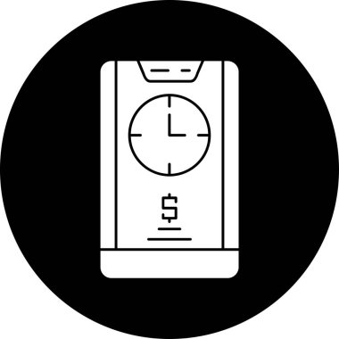 akıllı telefon simgesi vektör illüstrasyonu