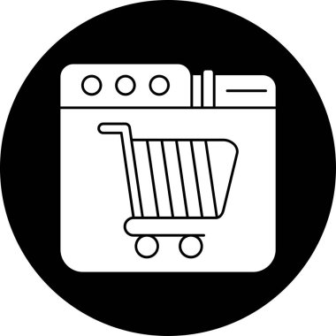 Alışveriş arabası. Basit tasarım