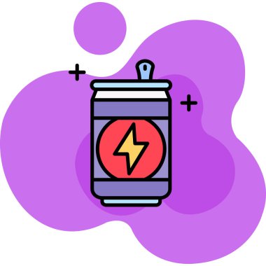 Moda Biçimli Batarya Simgesi İzole Arkaplan