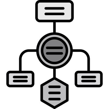 veri sunucusu ağ bağlantı simgesi